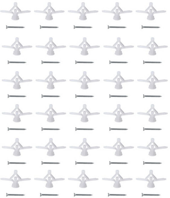 지오비즈 동공앙카 소 50p + 나사 38mm 50p 세트, 동공앙카 소형 50p + 나사 38mm 50p, 1세트