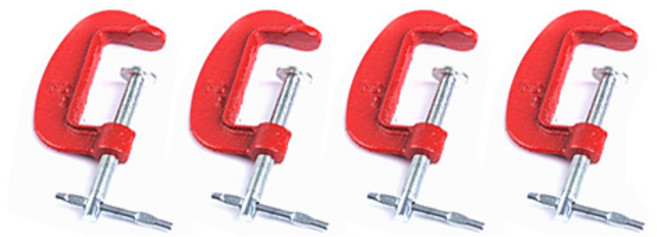 클램프 C타입 80 x 50 mm, 4개