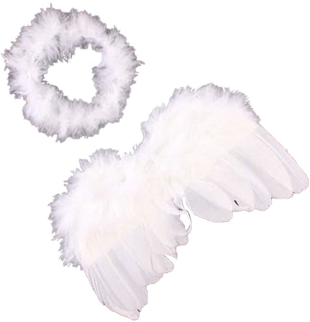 베베킷 아기 셀프촬영소품 200일 100일 50일, 천사링 + 천사날개, 1세트