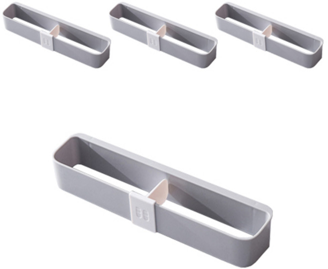 행잉 멀티 슬리퍼 랙, 그레이, 4개