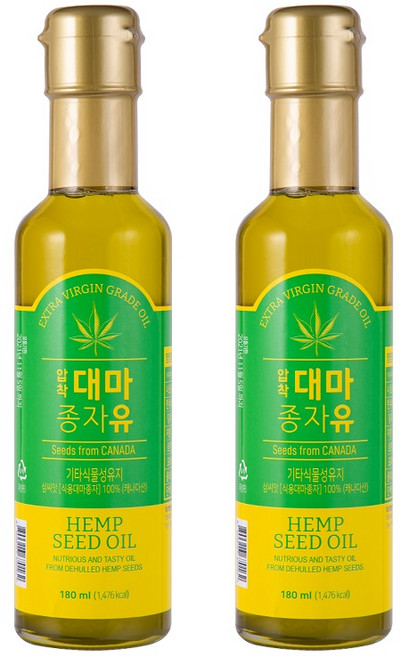 베네팜 압착 대마종자유, 2개, 180ml