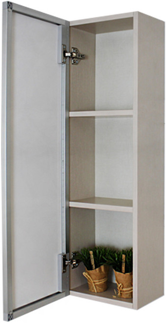 파랑 거울 보조장, 화이트, 1개