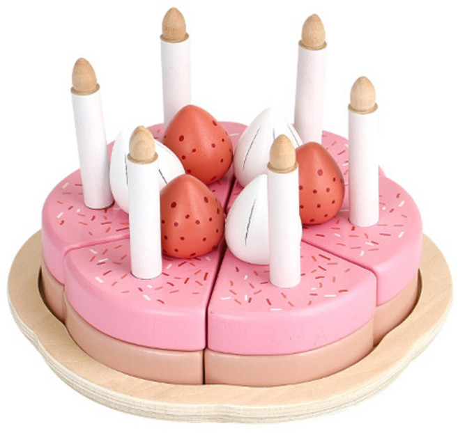 캐스비 플레이 빅토리아 딸기케이크 소꿉놀이 세트 KBP2134, 1개, 핑크