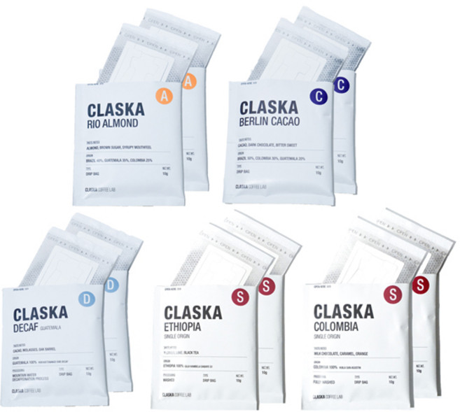 클라스카 버라이어티 드립백, 10g, 10개, 10개입