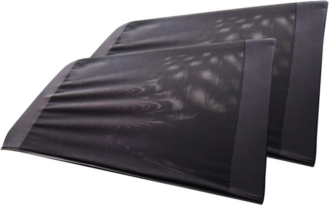 다이아코트 뒷좌석 전용 방충망 햇빛가리개, 블랙, 2개