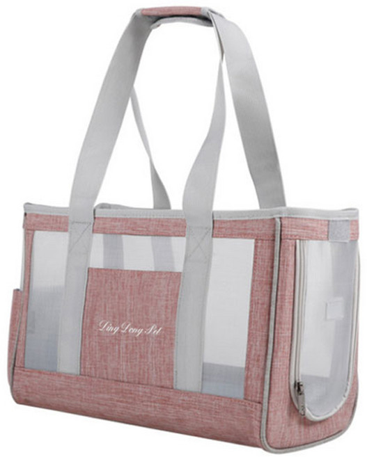 딩동펫 반려동물 쿨쿨 이동가방, 핑크, 1개