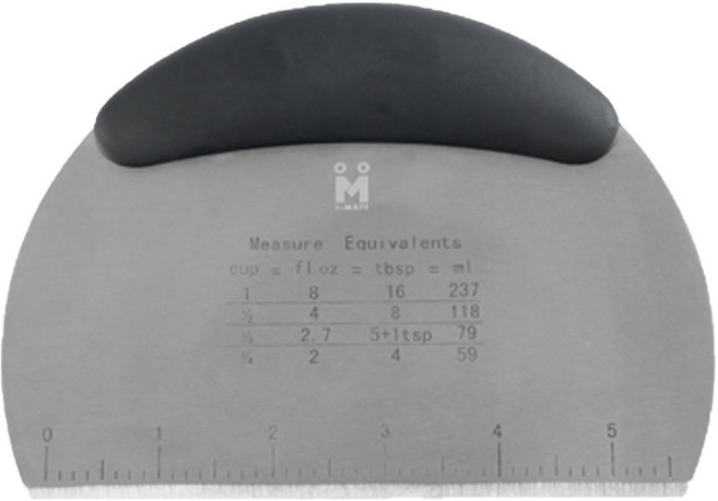 아이메이트 스테인레스 베이킹 스크래퍼, 혼합색상, 1개