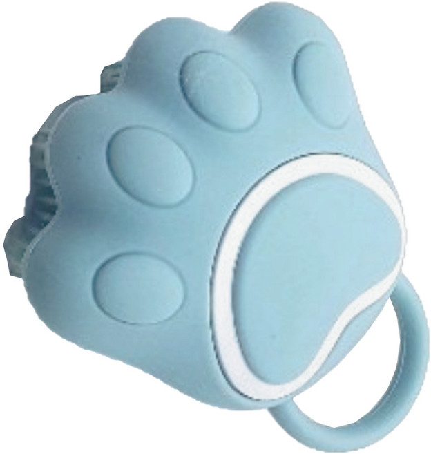 칼리펫 반려동물 부들부들 실리콘 마사지 브러쉬 8 x 10 x 5 cm, 민트, 1개