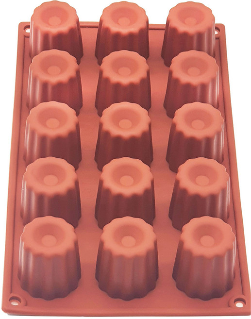실리콘 까눌레 몰드 15구, 1개
