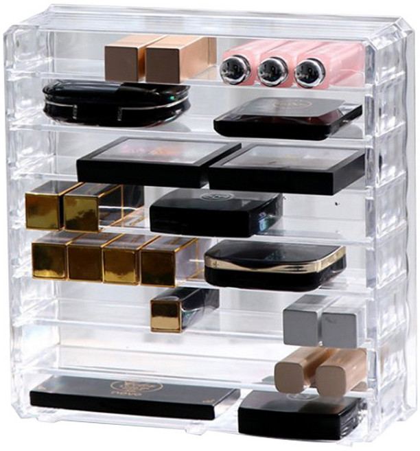 도소 아크릴 8칸 립스틱 정리함, 8칸립스틱정리함, 1개