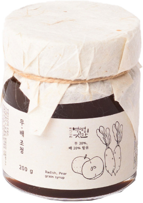 부엉이곳간 무 배 조청, 200g, 1개