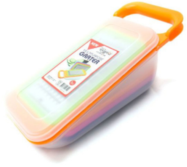 키친플라워 다용도 멀티 채칼 세트, 1세트, 혼합색상