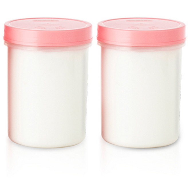 로이첸 요거트 데이 전용 발효용기, 핑크, 2개