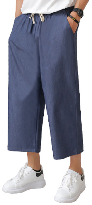 턴키 남녀공용 빅사이즈 스판와이드 밴딩팬츠 890