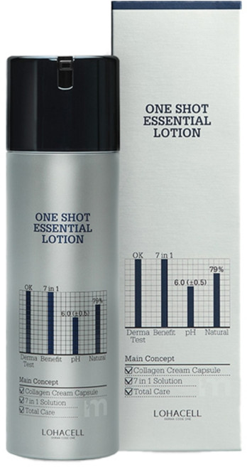 로하셀 옴므 원샷 에센셜 올인원 스킨 로션, 1개, 150ml