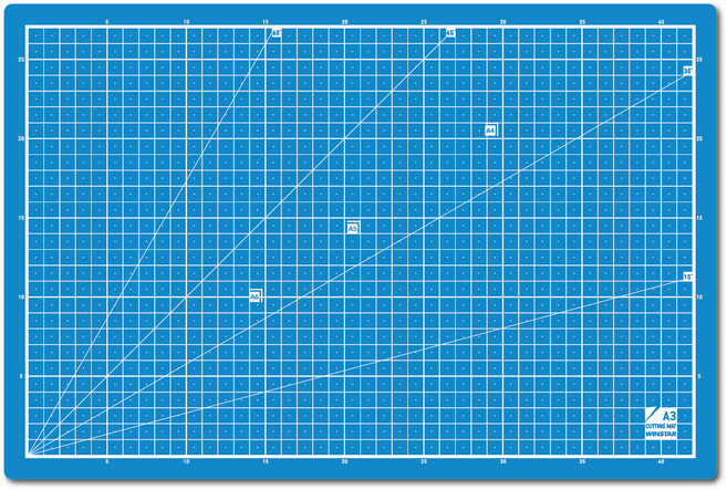 윈스타 칼라 커팅매트, 스카이블루