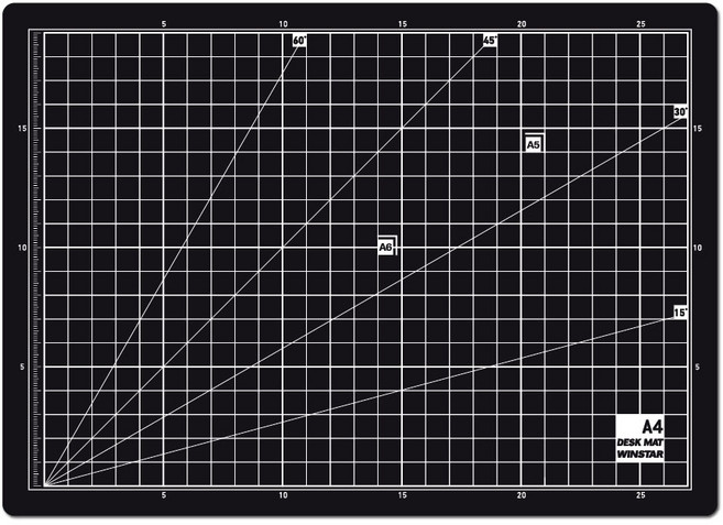 윈스타 칼라 데스크매트, 블랙