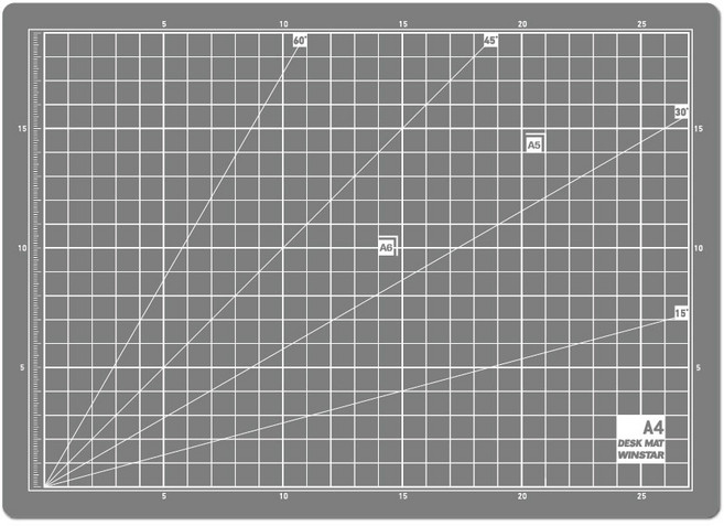 윈스타 칼라 데스크매트, 그레이