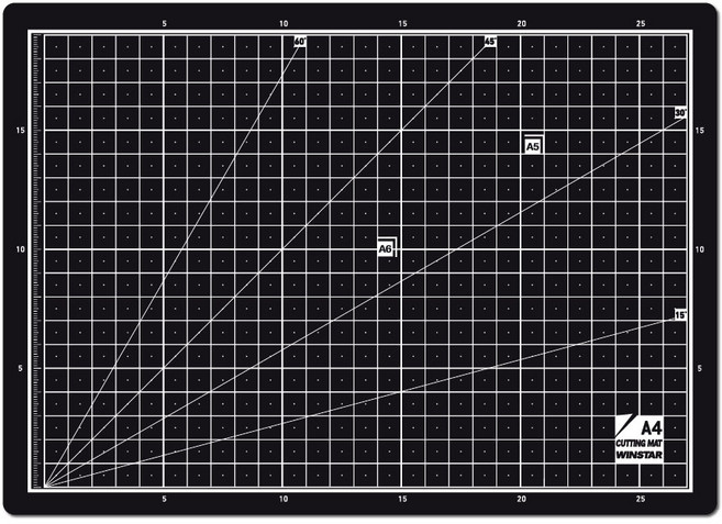 윈스타 칼라 커팅매트, 블랙