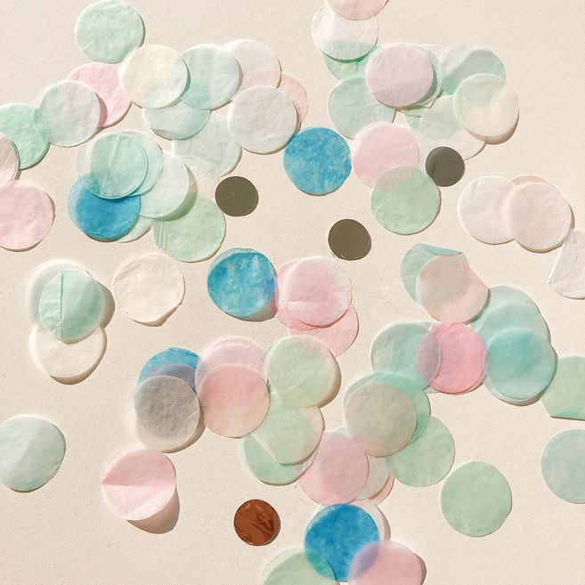 헬로유니버스 컨페티가루 꽃가루, 민트라벤더, 1개