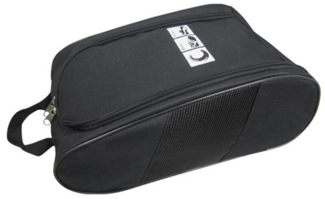 에코벨 여행용 신발주머니, 블랙, 1개