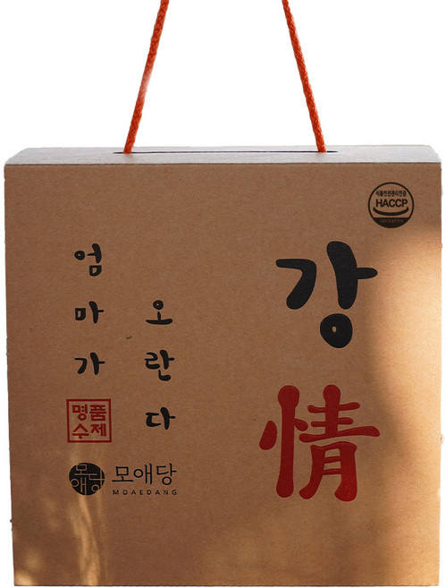 엄마가오란다 촉촉한 수제강정 선물형 12p, 23g, 12개