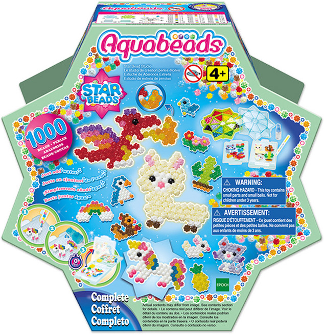 Aquabeads 24色星星串珠遊戲組, 混合色, 1個