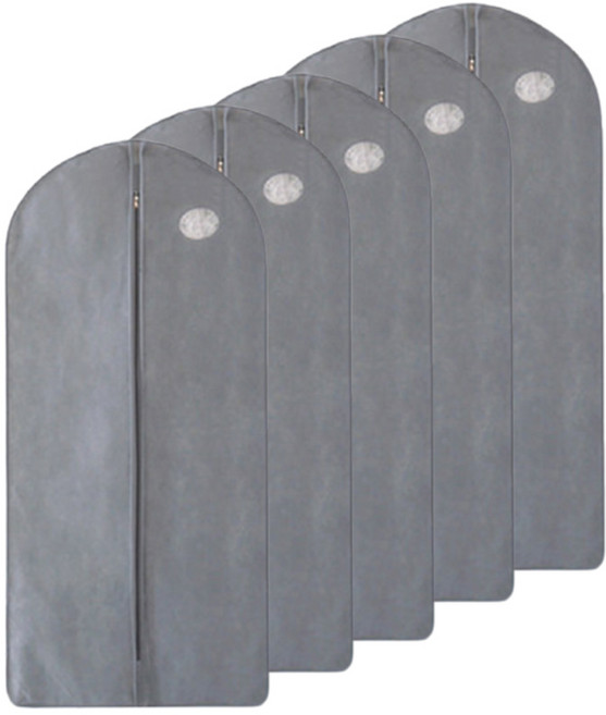 아모란나 고급 부직포 옷커버 XL사이즈 그레이, 5개입, 1개