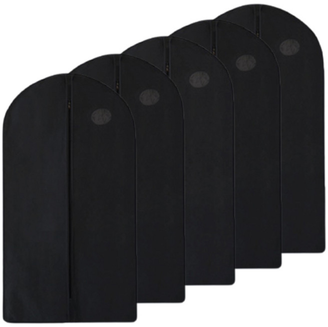 고급 부직포 옷커버 블랙, 5개입, 1개