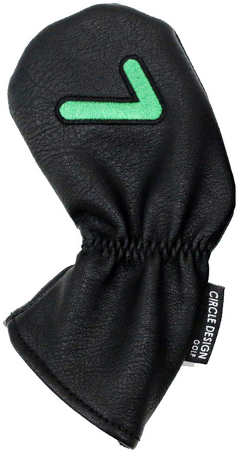 써클디자인골프 스타 스컬 아이언 웨지 헤드커버, 블랙7, 1개