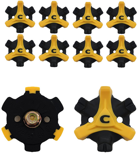 챔프 골프화 전용 스파이크징 스팅거 나사, 혼합색상, 10개