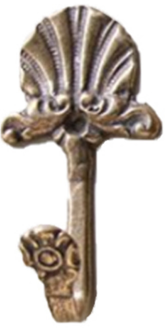 PAPERGARDEN 황동 후크 클램, 1개