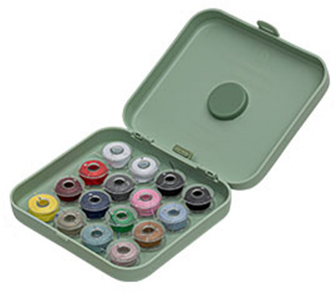 케이케이컴퍼니 휴대용 자석 반짇고리 세트, 민트, 1세트