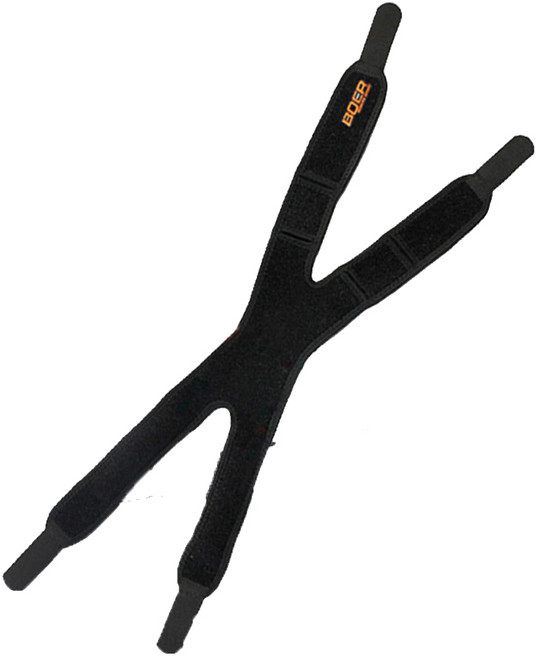 보어스포츠 2K-밴드 무릎보호대, 블랙, 1개