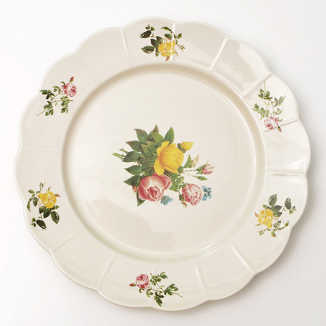 이우아여사 프로방스의 오후 플레이트 접시, 플라워, 1개