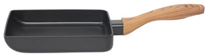 벨라쿠진 인덕션 우드패턴 사각 계란말이팬, 18cm, 1개