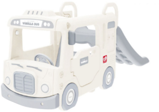 야야 바닐라 컴팩트 버스 미끄럼틀, 혼합색상, 1개