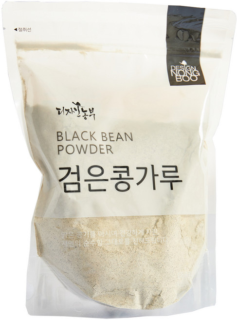 디자인농부 검은콩가루 쥐눈이콩, 1개, 500g