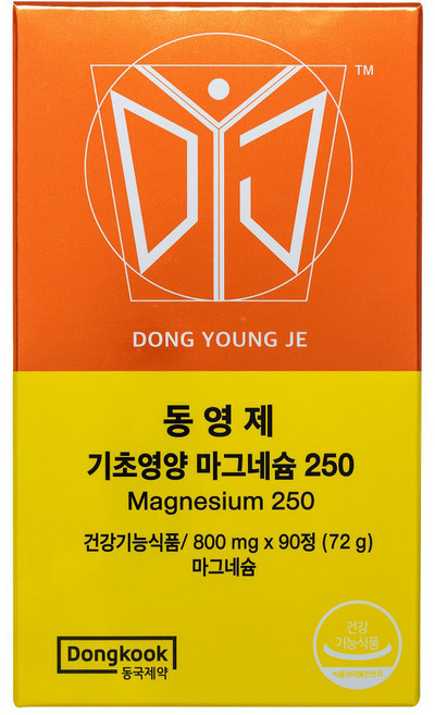 동국제약 동영제 기초영양 마그네슘 250 72g, 90정, 1개