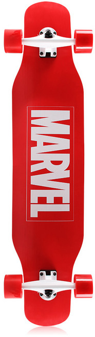 마블 스케이트보드 롱보드, 로고레드, 1개