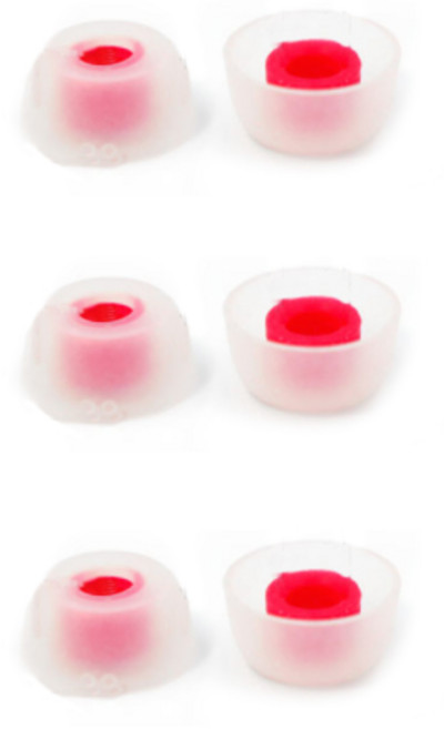 오디오에스프레소 완전무선 블루투스 이어폰용 프라페 실리콘 이어팁, 화이트 M, 6개