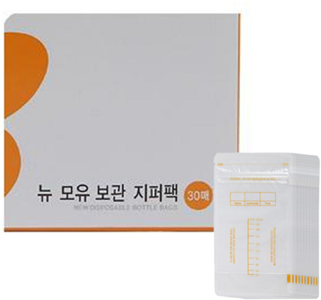 아가방 베베리쉬 뉴모유 저장 지퍼팩 30p, 1개