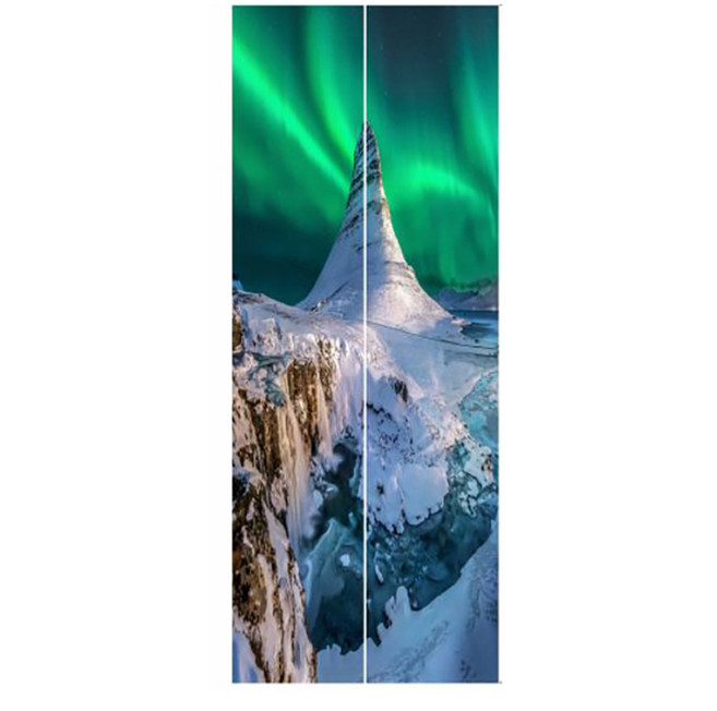 알럽홈 유니크한 풍경 장식 도어 스티커 2p, TYPE 21