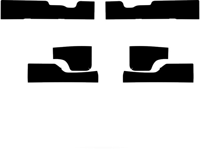 다이아코트 투싼NX4 4세대 실내 스크래치 방지 펠트 도어스텝커버 1열+2열 가솔린&디젤, 현대 투싼NX4, 그레이, 현대