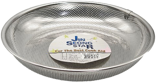 진성스타 올스텐 타공 야채 바구니 채반, 1개