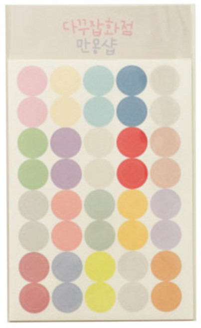 무지원형 ver.2 12mm 5p, 혼합색상, 1개