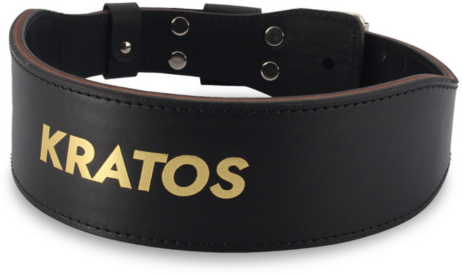 KRATOS 역도 웨이트 헬스 리프팅 벨트 허리 보호대, 1개, 블랙