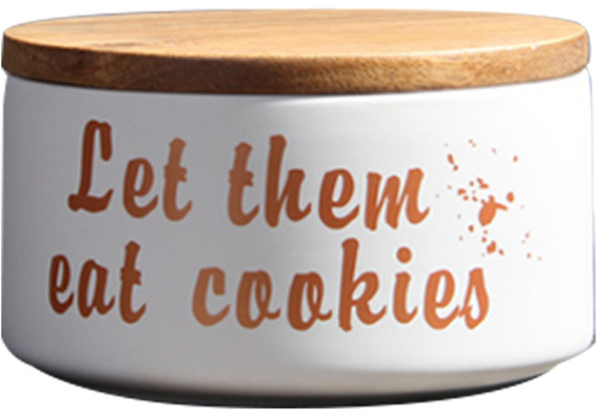 제이씨피 레터링 라운드 스토리지, 화이트, 1개