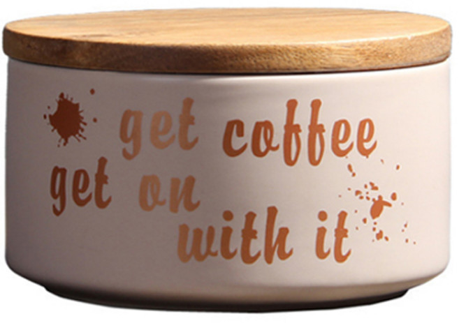 제이씨피 레터링 라운드 스토리지, 베이지, 1개