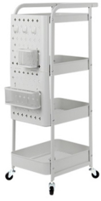 베들레헴 이동식트롤리, 화이트, 4단